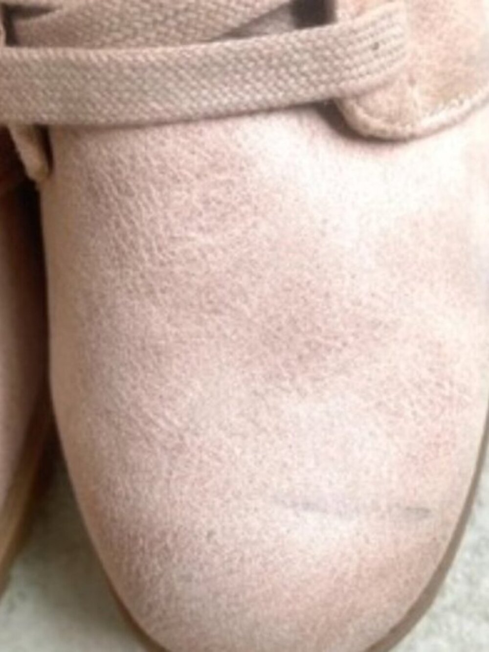 MIA Kids Little Annamaria Zipper Boots Beige Blush Size 3 - Picture 4 of 6